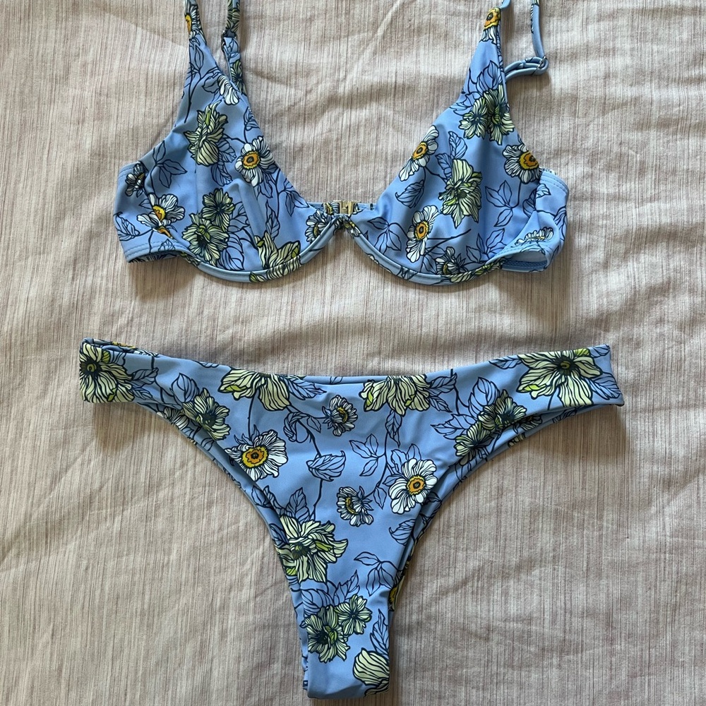 Shein floral bikini